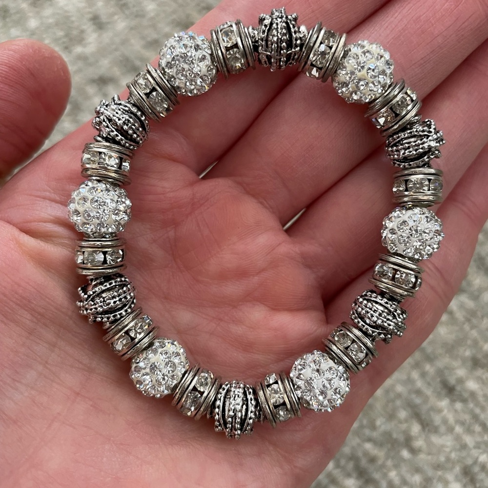 Silver Bead Bracelet